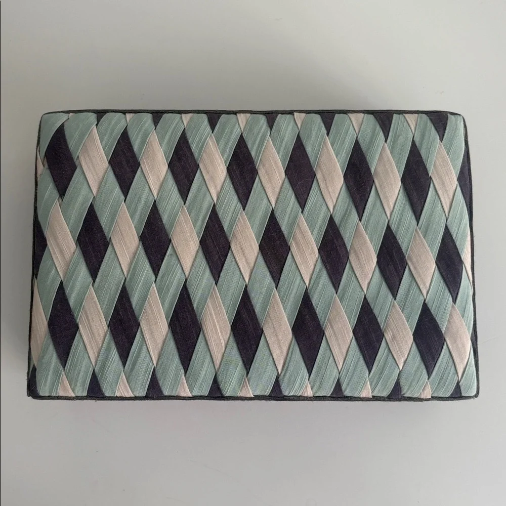 Anthropologie Fabric Jewelry Box